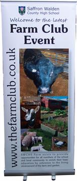 Pemium Roll Up Banner - The Farm Club