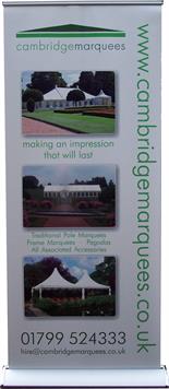 Executive Roll Up Banner - Cambridge Marquees
